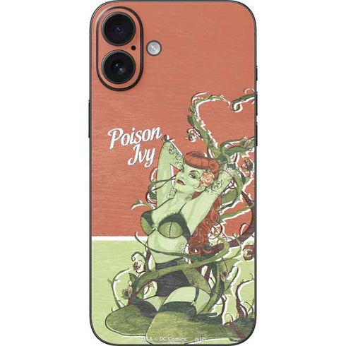 DC Comics Bombshells Poison Ivy iPhone 16 Plus Skin