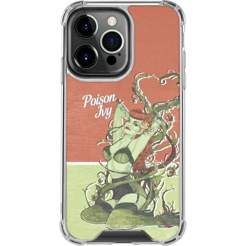 DC Comics Bombshells Poison Ivy iPhone 16 Pro Max Clear Case