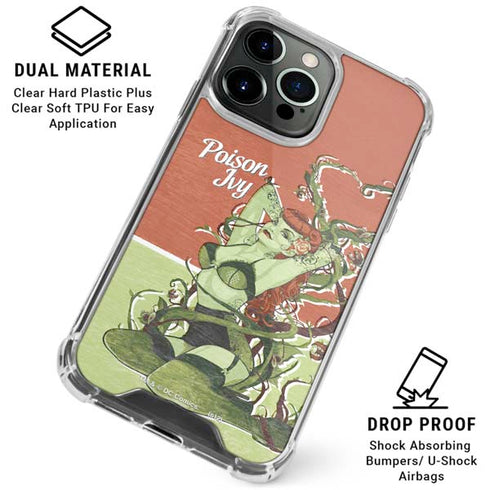 DC Comics Bombshells Poison Ivy iPhone 16 Pro Max Clear Case