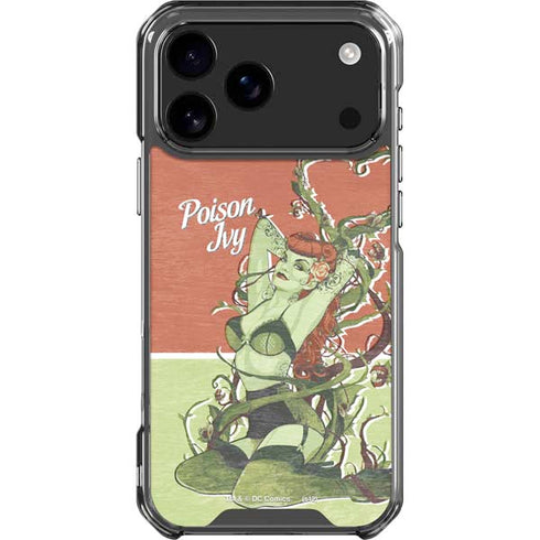 DC Comics Bombshells Poison Ivy iPhone 17 Pro Max Clear Case