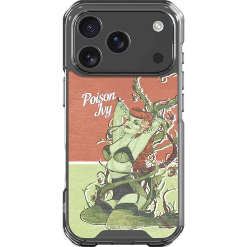 DC Comics Bombshells Poison Ivy iPhone 18 Pro Clear Case