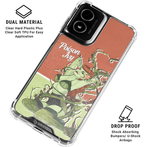 DC Comics Bombshells Poison Ivy Moto G Power 5G (2024) Clear Case