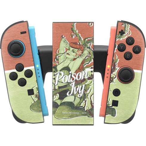 DC Comics Bombshells Poison Ivy Nintendo Switch 2 (2025) Joy-Con Controller Skin