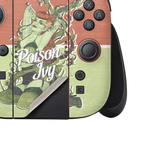 DC Comics Bombshells Poison Ivy Nintendo Switch 2 (2025) Joy-Con Controller Skin