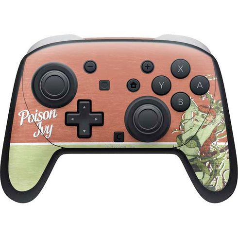 DC Comics Bombshells Poison Ivy Nintendo Switch 2 (2025) Pro Controller Skin