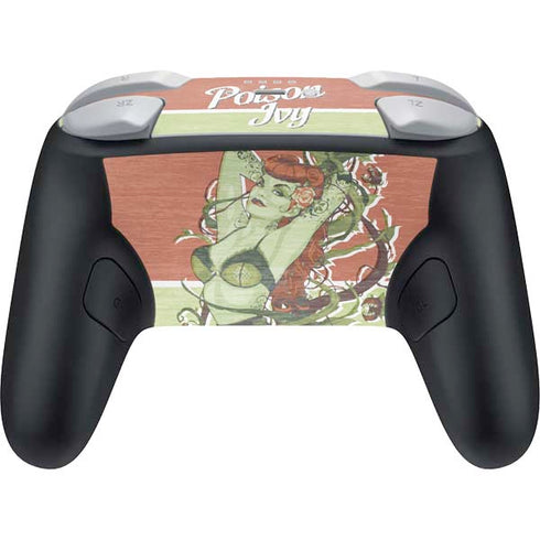 DC Comics Bombshells Poison Ivy Nintendo Switch 2 (2025) Pro Controller Skin