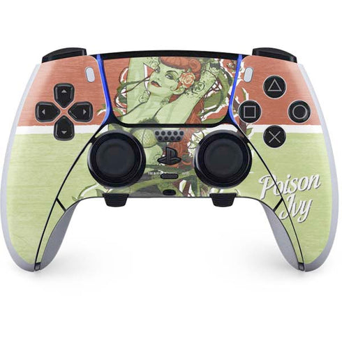 DC Comics Bombshells Poison Ivy PS5 DualSense Edge Pro Controller Skin