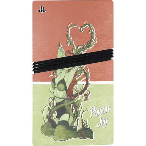 DC Comics Bombshells Poison Ivy PS5 Pro Disk Bundle Skin