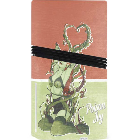 DC Comics Bombshells Poison Ivy PS5 Pro Disk Bundle Skin