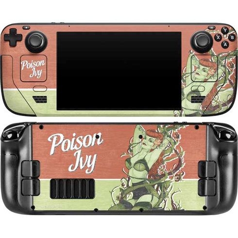 DC Comics Bombshells Poison Ivy Steam Deck Handheld Gaming Computer OLED Skin