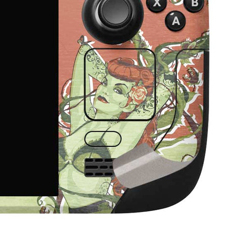 DC Comics Bombshells Poison Ivy Steam Deck Handheld Gaming Computer OLED Skin