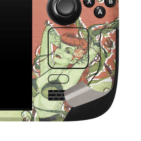 DC Comics Bombshells Poison Ivy Steam Deck Handheld Gaming Computer Skin
