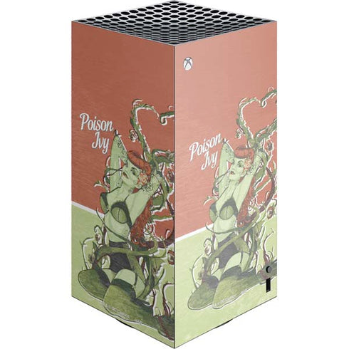 DC Comics Bombshells Poison Ivy XBox Series X Digital Edition Console Skin