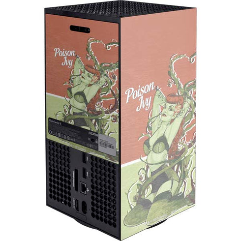 DC Comics Bombshells Poison Ivy XBox Series X Digital Edition Console Skin