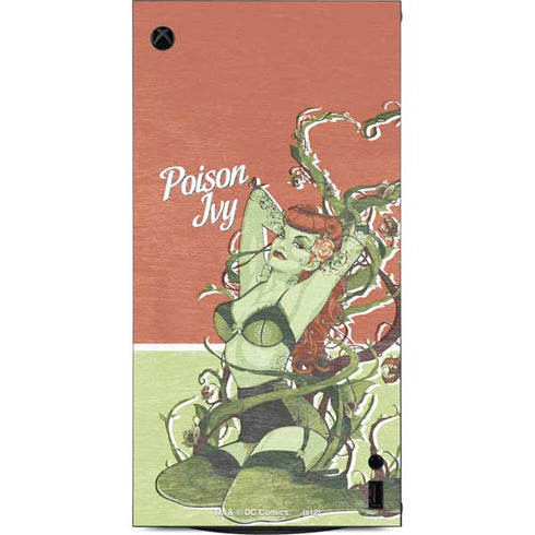 DC Comics Bombshells Poison Ivy XBox Series X Digital Edition Console Skin