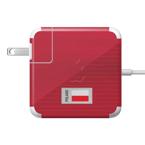 Poland Soccer Flag 85W Power Adapter (15 and 17 inch MacBook Pro Charger) Skin
