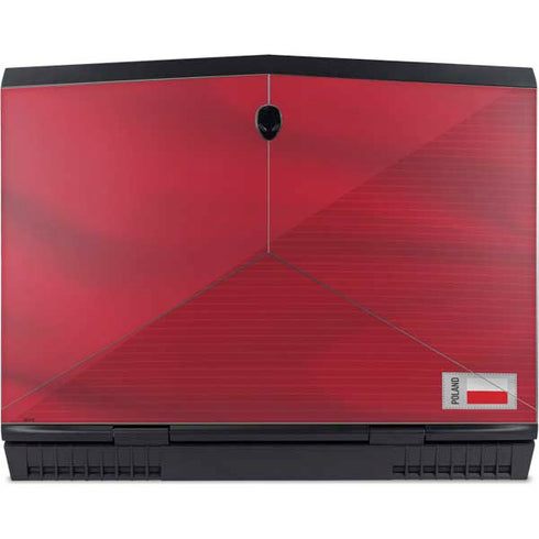 Poland Soccer Flag Dell Alienware Skin