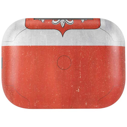 Poland Flag Distressed Amazon Echo Buds Skin