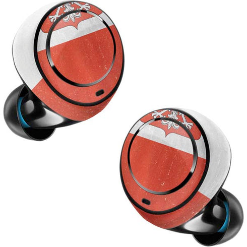 Poland Flag Distressed Amazon Echo Buds Skin