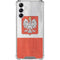 Poland Flag Distressed Gabb Phone 4 Clear Case