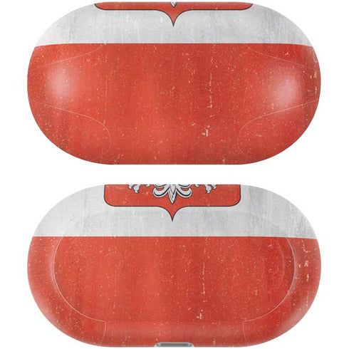 Poland Flag Distressed Galaxy Buds Plus Skin