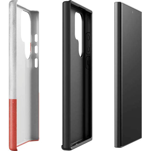 Poland Flag Distressed Galaxy S23 Ultra Pro Case