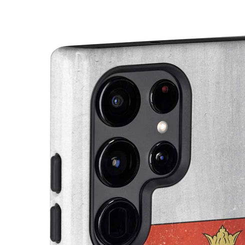 Poland Flag Distressed Galaxy S25 Ultra Impact Case