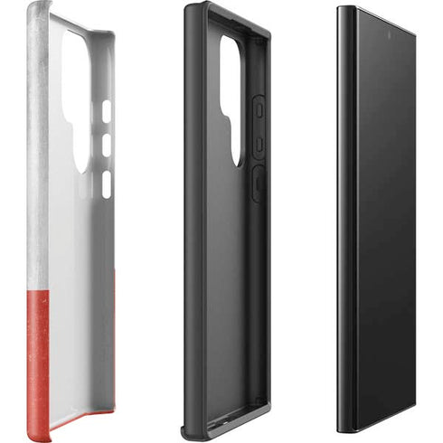 Poland Flag Distressed Galaxy S25 Ultra Impact Case