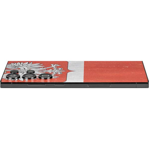 Poland Flag Distressed Galaxy S25 Ultra Skin
