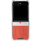 Poland Flag Distressed Galaxy Z Flip6 Clear Case