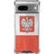 Poland Flag Distressed Google Pixel 8a Clear Case