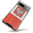 Poland Flag Distressed Google Pixel 8a Clear Case