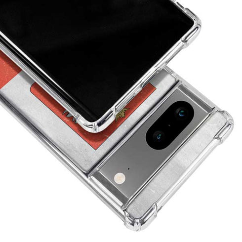 Poland Flag Distressed Google Pixel 8a Clear Case