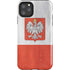 Poland Flag Distressed iPhone Cases
