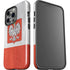 Poland Flag Distressed iPhone 15 Pro Impact Case