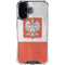 Poland Flag Distressed iPhone 16 Clear Case