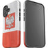 Poland Flag Distressed iPhone 16 Impact Case