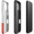 Poland Flag Distressed iPhone 16 Plus Impact Case
