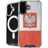Poland Flag Distressed iPhone 16 Plus MagSafe Case