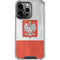 Poland Flag Distressed iPhone 16 Pro Clear Case