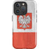 Poland Flag Distressed iPhone 16 Pro Max Magsafe Impact Case
