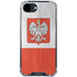 Poland Flag Distressed iPhone 16e Clear Case