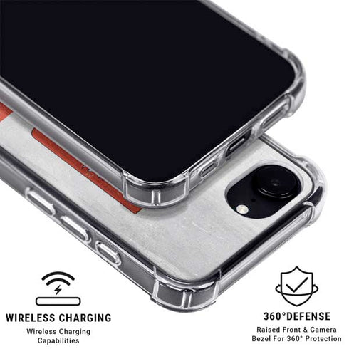 Poland Flag Distressed iPhone 16e MagSafe Case