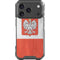 Poland Flag Distressed iPhone 18 Pro Clear Case