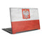Poland Flag Distressed Dell Latitude Skin