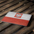 Poland Flag Distressed Apple MacBook Air Skin