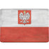 Poland Flag Distressed MacBook Skins