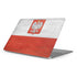 Poland Flag Distressed Apple MacBook Pro 16-inch Skin
