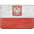 Poland Flag Distressed Apple MacBook Pro 16-inch Skin