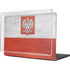 Poland Flag Distressed MacBook Cases